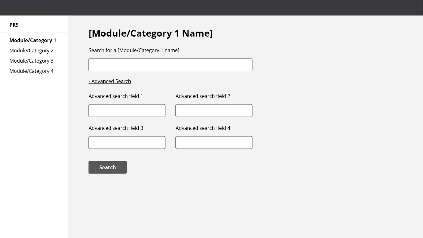 CMS data repository tool advanced search wireframes v1.0